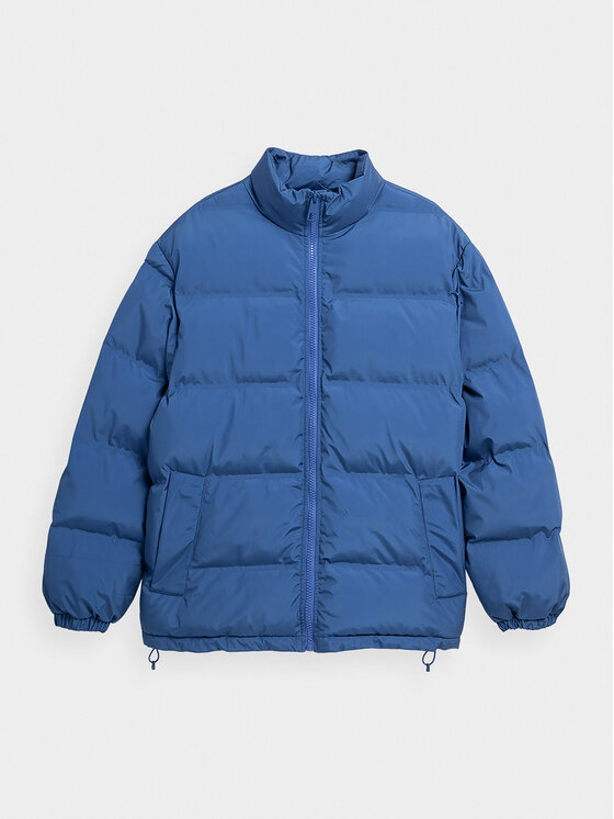 Outhorn Geacă din puf OTHAW23TDJAM261 Albastru Regular Fit