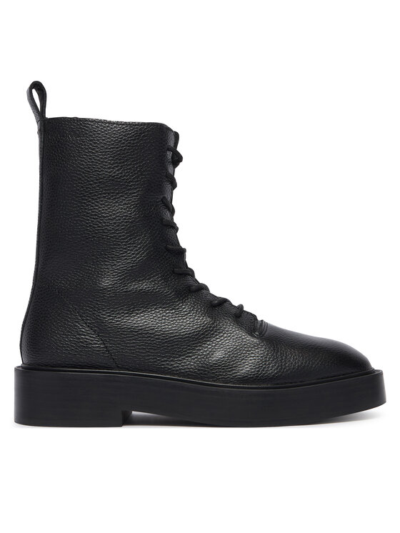 Calvin Klein Calvin Klein Зимни обувки Conc Welt Lace Up Boot Lth HW0HW03209 Черен