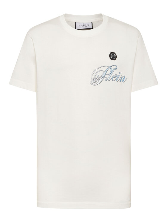 PHILIPP PLEIN PHILIPP PLEIN T-Shirt 27141 Biały Regular Fit