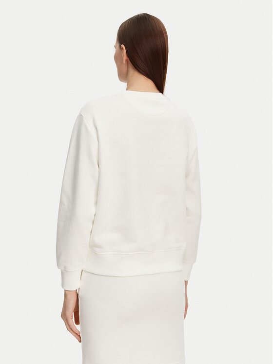 Gant Gant Mikina Shield 4201414 Écru Relaxed Fit