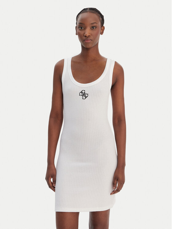 Guess Guess Vestito da spiaggia E6GK07 KG482 Bianco Regular Fit