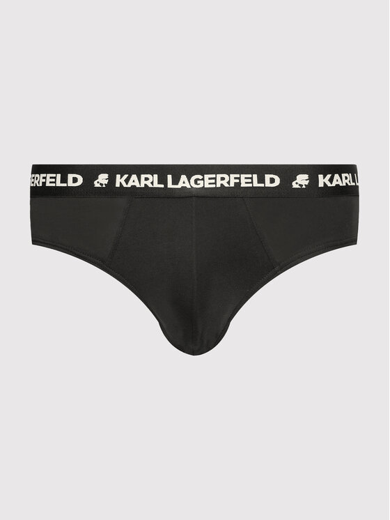 KARL LAGERFELD KARL LAGERFELD Set od 3 para muških slip gaća Logo 211M2103 Šarena