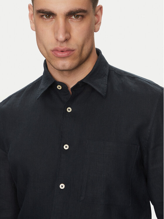 Marc O'Polo Marc O'Polo Camicia M23 7428 42318 Blu scuro Regular Fit
