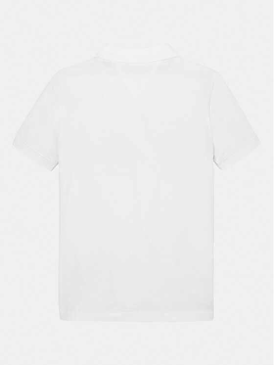 Tommy Hilfiger Tommy Hilfiger Polo KB0KB09528 D Biały Regular Fit
