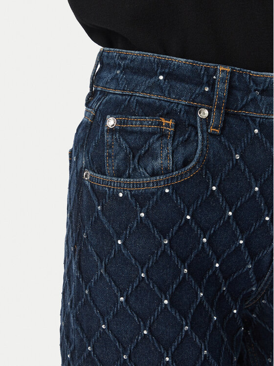Liu Jo Liu Jo Teksad UF6173 D0374 Sinine Straight Fit