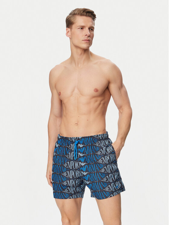 Emporio Armani Emporio Armani Pantaloni scurți pentru înot EM000583 AF20442 FB335 Albastru Regular Fit