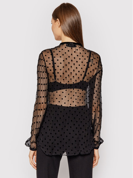 Blusa Lucilla W1YH97 WE0Y0 Nero Regular Fit
