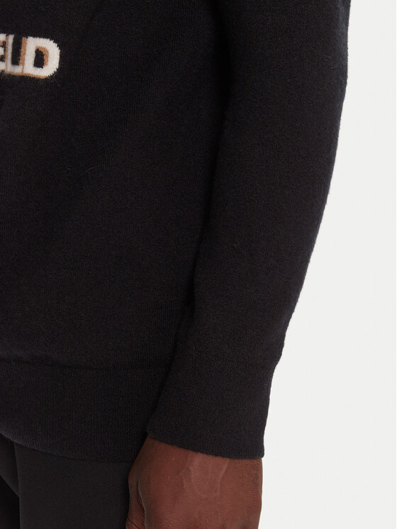 KARL LAGERFELD KARL LAGERFELD Sweater 655030 554306 Fekete Regular Fit
