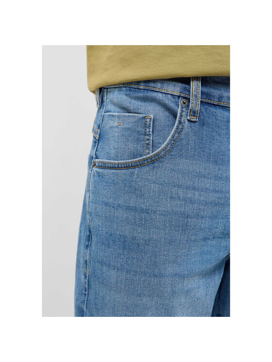 Mustang Mustang Szorty jeansowe DENIM BERMUDA Niebieski Straight Fit