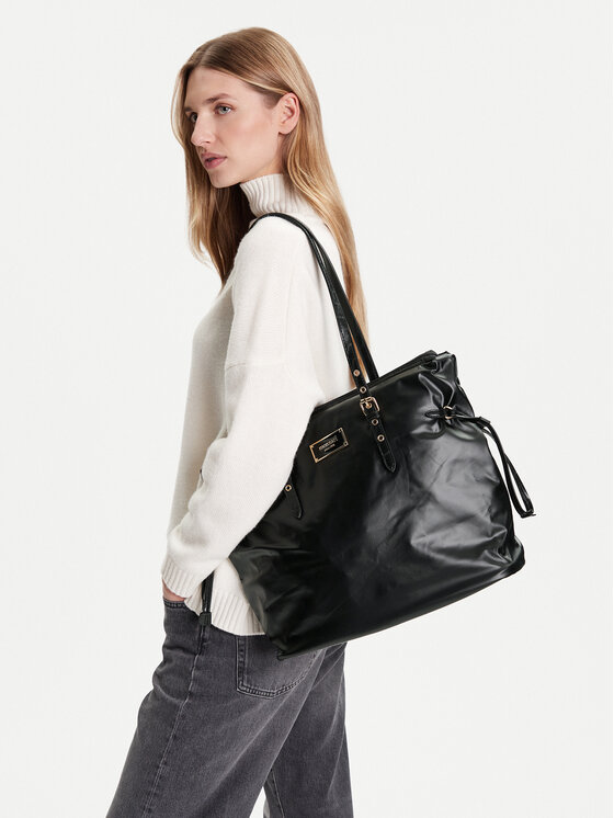 Monnari Monnari Handtasche BAGIMP0-24Z-BAG6200-KM20D000-R00 Schwarz