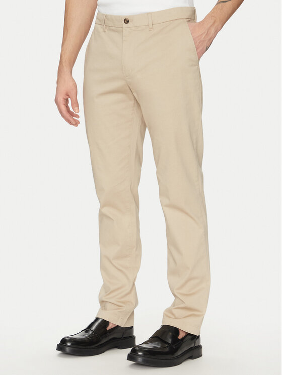 Tommy Hilfiger Tommy Hilfiger Pantaloni chino Denton MW0MW37717 Bej Slim Fit