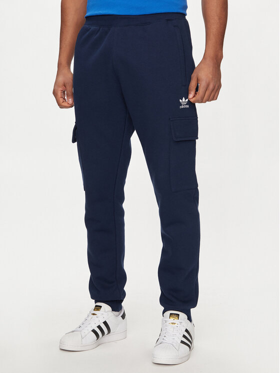 adidas Pantaloni trening adicolor Trefoil IP2757 Bleumarin Slim Fit