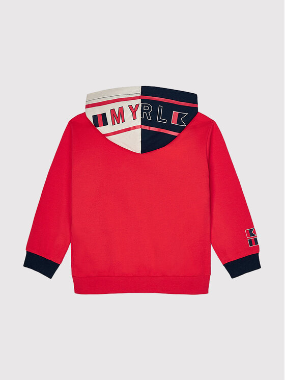 Felpa 3414 Rosso Regular Fit