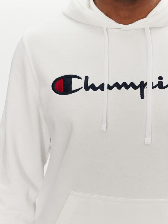 Champion Champion Mikina 220726 Bílá Slim Fit