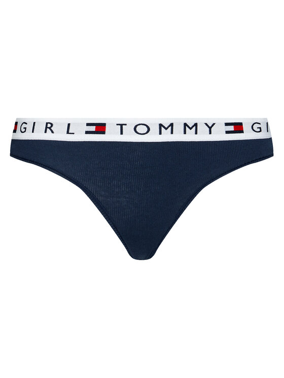 Tommy Hilfiger Tommy Hilfiger Stringi UW0UW01572 Granatowy