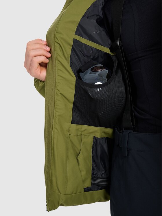 4F 4F Giacca da sci 4FWAW25TTJAM0788-43S Verde Regular Fit