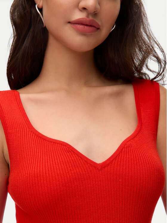 Vero Moda Vero Moda Top Willow 10326450 Crvena Slim Fit
