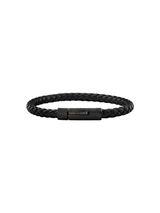 Breil Breil Bracciale LEATHER BLOOM Nero