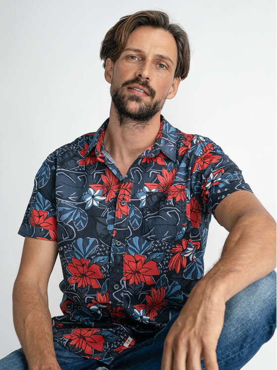 Camicia M-1030-SIS432 Blu Regular Fit