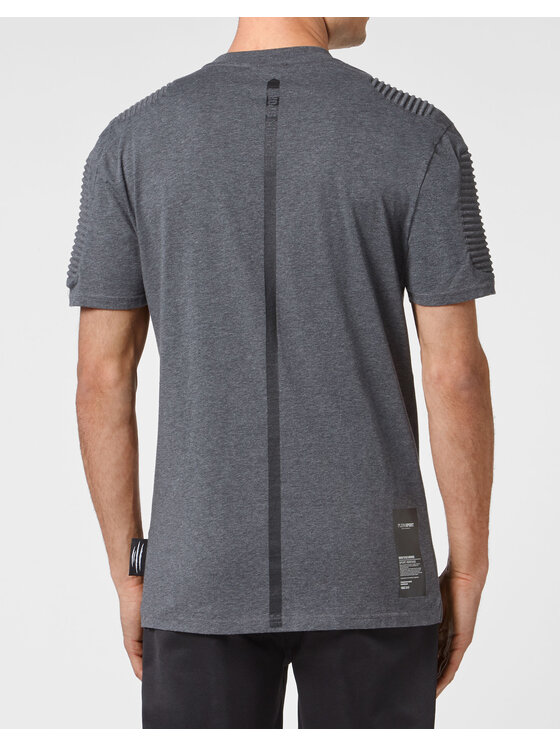 Plein Sport Plein Sport T-Shirt 1307 Szary Regular Fit