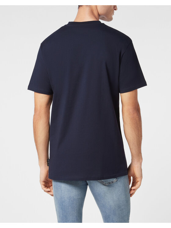 PHILIPP PLEIN PHILIPP PLEIN T-Shirt 22837 Tmavomodrá Regular Fit