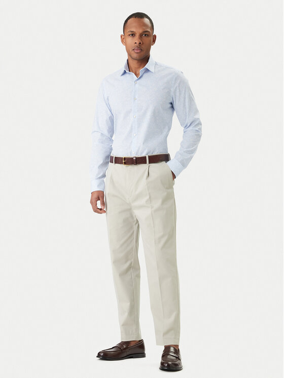 Calvin Klein Calvin Klein Cămașă LV019EU109 Albastru Slim Fit