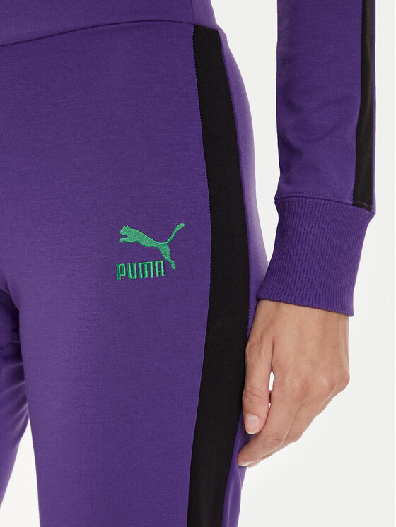Puma Puma Spodnji del trenirke DUA LIPA 536629 Vijolična Slim Fit