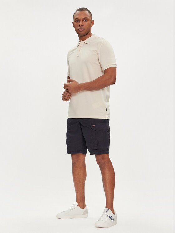 Napapijri Napapijri Stoffshorts Noto 2.0 NP0A4HOQ Dunkelblau Regular Fit
