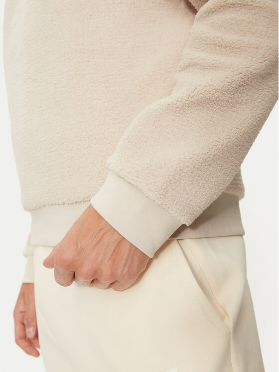 BOSS Boss Mikina Contem 50527572 Écru Regular Fit