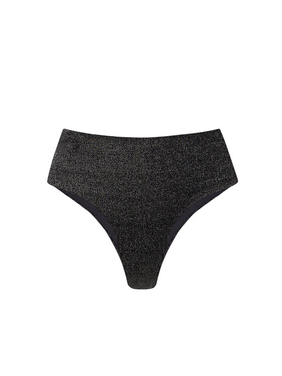 Miss Lou Miss Lou Bikini pezzo sotto D-LG1-CZ Nero