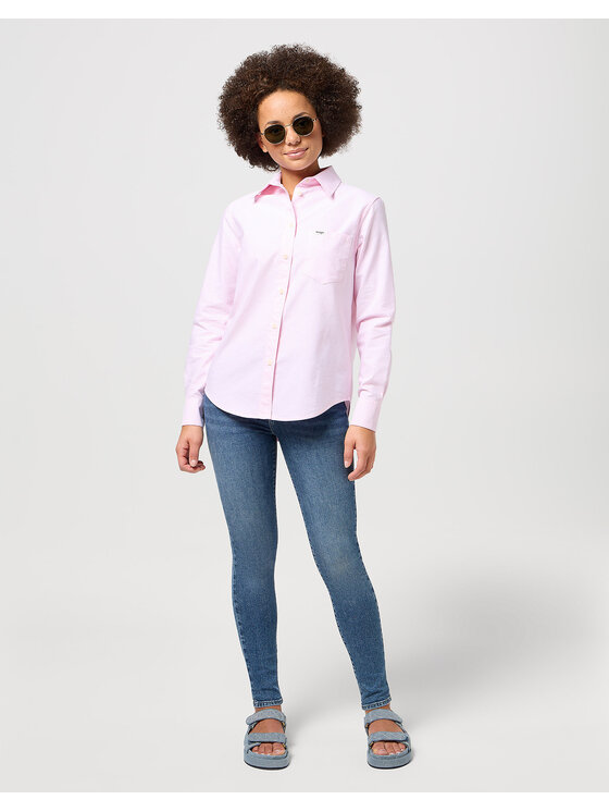 Wrangler Wrangler Jeans HIGH SKINNY Blu Slim Fit