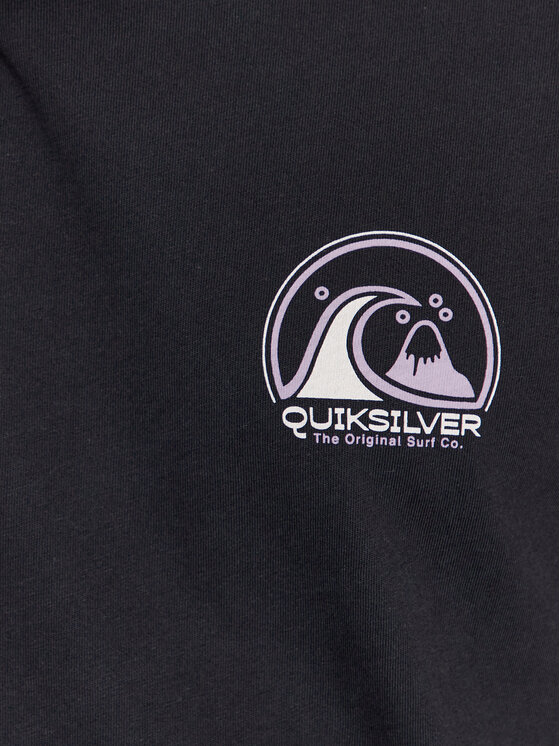 Quiksilver Quiksilver T-Shirt Cleancircle EQYZT07491 Czarny Regular Fit