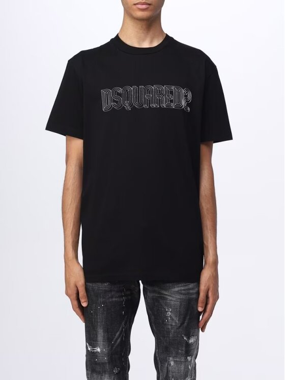 Dsquared2 Dsquared2 T-Shirt S74GD1161 S23009 Černá Regular Fit
