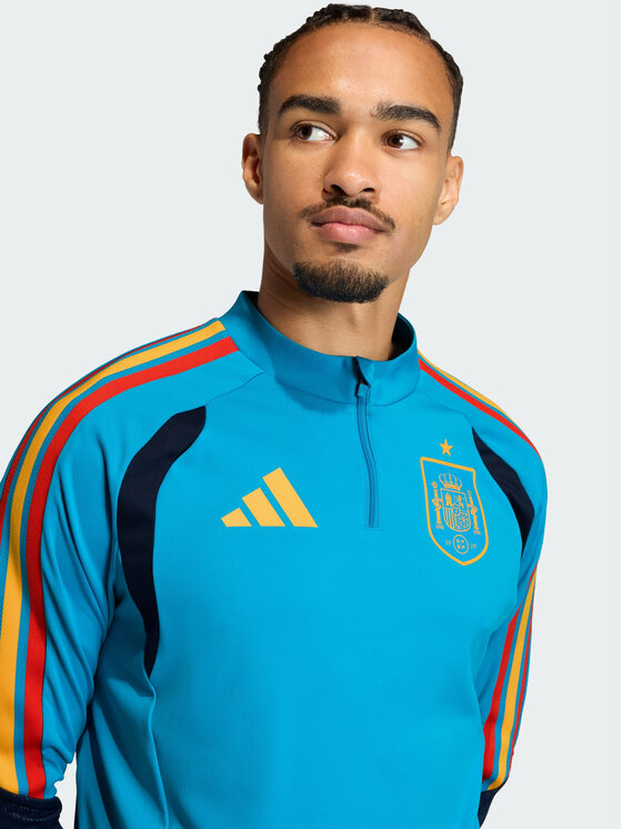 adidas adidas Bluza techniczna Spain 26 Tiro Training Niebieski jasny Slim Fit