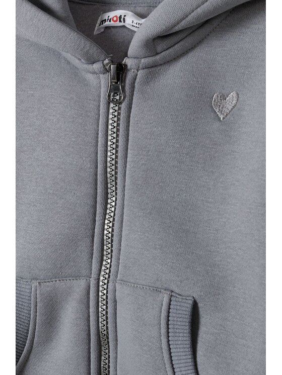 minoti minoti Bluza 16fleece 21 Szary Regular Fit