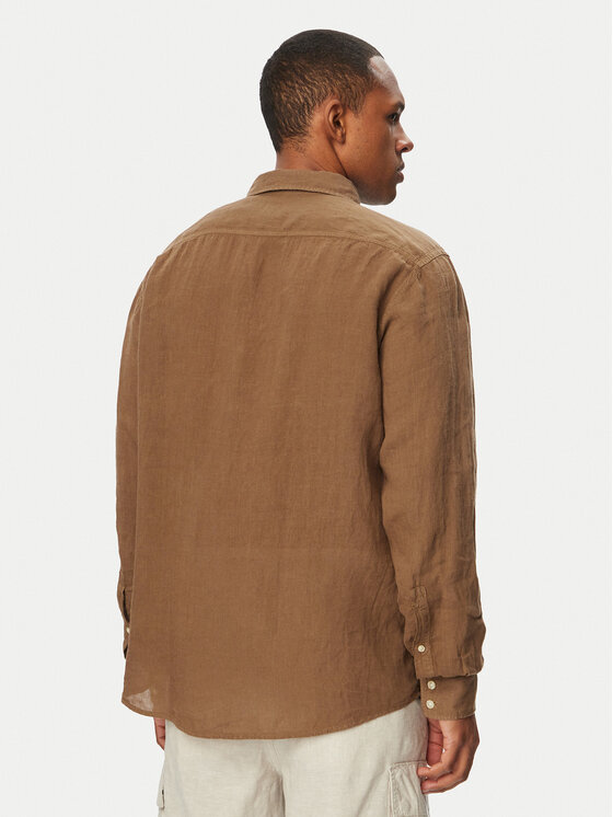 BOSS BOSS Srajca Relegant 50567579 Zelena Regular Fit