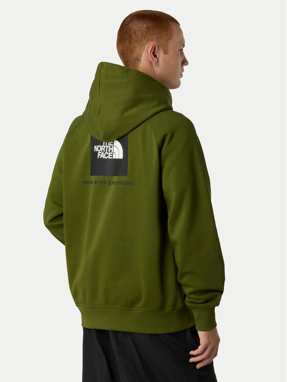 The North Face The North Face Bluza Redbox NF0A89F9 Zielony Regular Fit