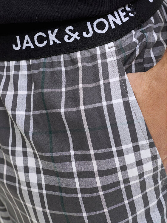 Jack & Jones Jack & Jones Piżama Luca 12266993 Czarny Standard Fit