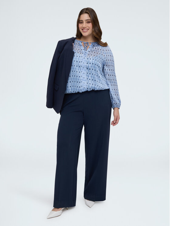 Fiorella Rubino Fiorella Rubino Bluzka 2063T002448N0R4 Turkusowy Regular Fit