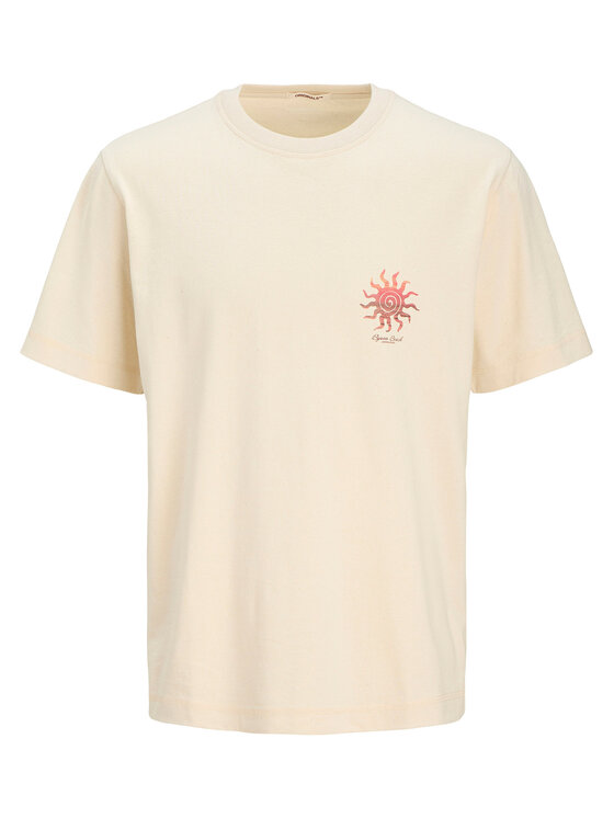 Jack&Jones Junior Jack&Jones Junior T-Shirt Canggu 12278649 Μπεζ Relaxed Fit