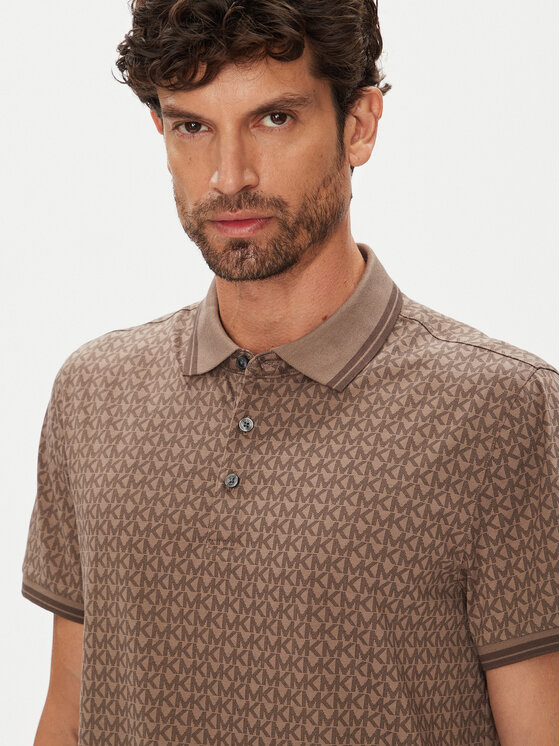 Michael Kors Michael Kors Polo marškinėliai CS550V85KS Ruda Regular Fit