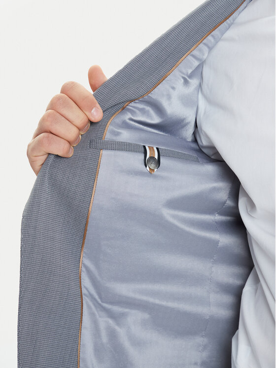 BOSS BOSS Garnitur H-Huge 50546087 Szary Slim Fit