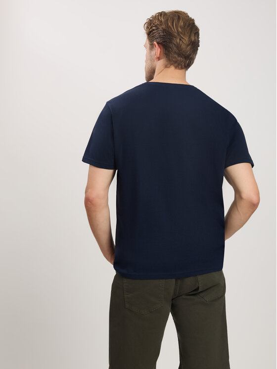 Cross Jeans Cross Jeans T-Shirt 16106-001 Granatowy Regular Fit