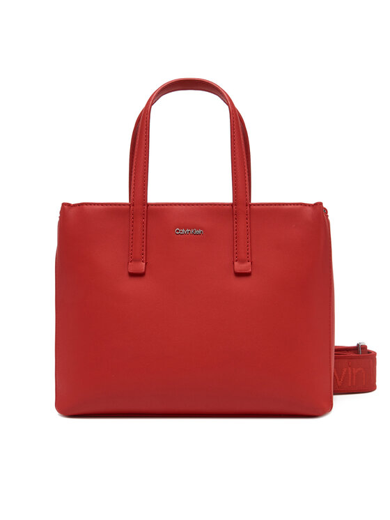 Calvin Klein Calvin Klein Дамска чанта Ck Must Small Tote K60K612904 Червен