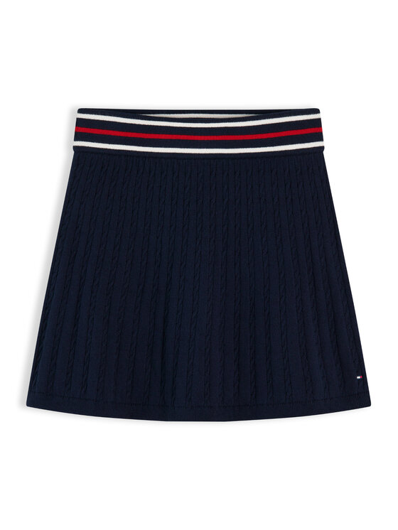 Tommy Hilfiger Tommy Hilfiger Svārki KG0KG09508 Tumši zils Regular Fit