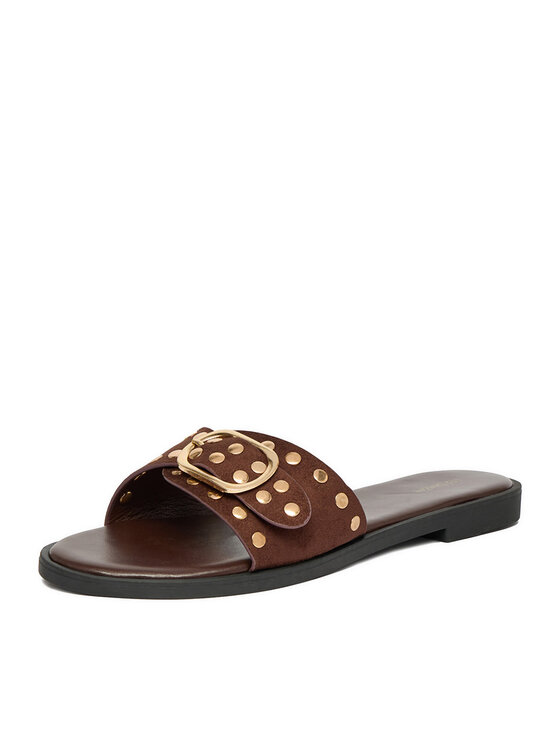 DeeZee DeeZee Pantoletten CEO-LB-F9963-YLD Braun