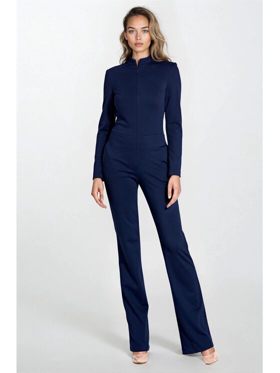 NIFE NIFE Kombinezon KM37 Granatowy Fitted Fit