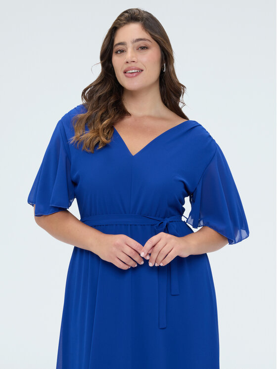 Fiorella Rubino Fiorella Rubino Sukienka wieczorowa 7009T001849N024 Turkusowy A-Line Fit
