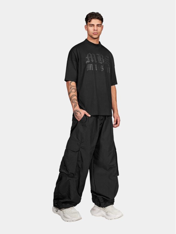 MADE BY SOCIETY MADE BY SOCIETY T-Shirt Noctis - T17763 Czarny Basic Fit