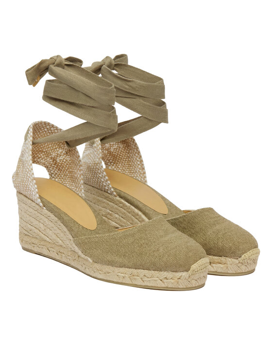 Castañer Castañer Espadrilles Carina 21644 Zöld